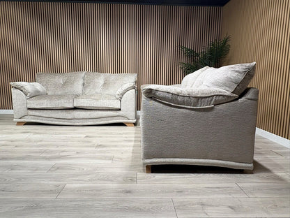Oak Furnitureland RAVELLO Style Fabric 3 + 2 Seater Sofa Set - RRP £2,798