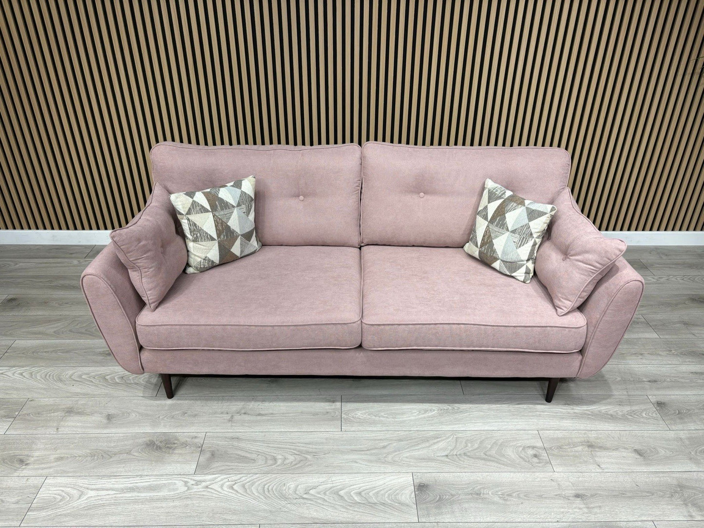 DFS Zinc Fabric 3 Seater Sofa RRP £879