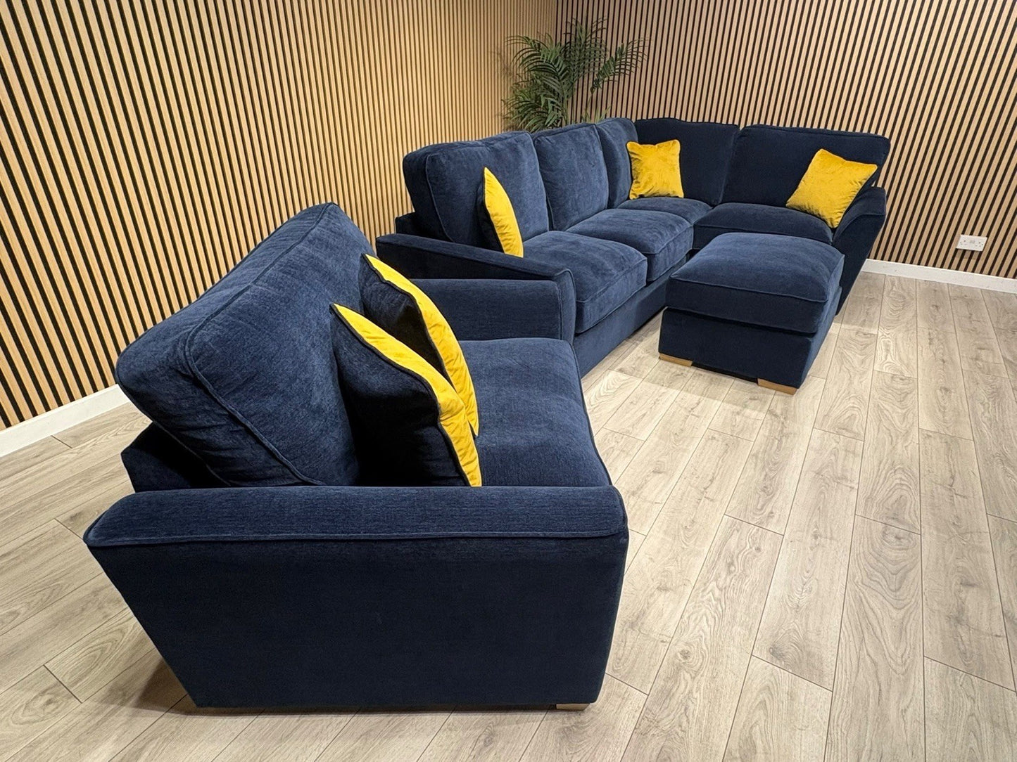 Furniture Village New Legend Corner + Footstool + Love Chair Set