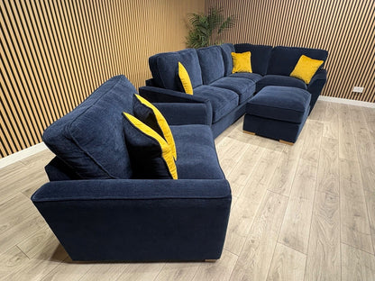 Furniture Village New Legend Corner + Footstool + Love Chair Set