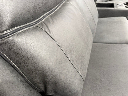 Sofology PLAZA style Leather 2c2 Power Recliner Sofa + Console - RRP £4699