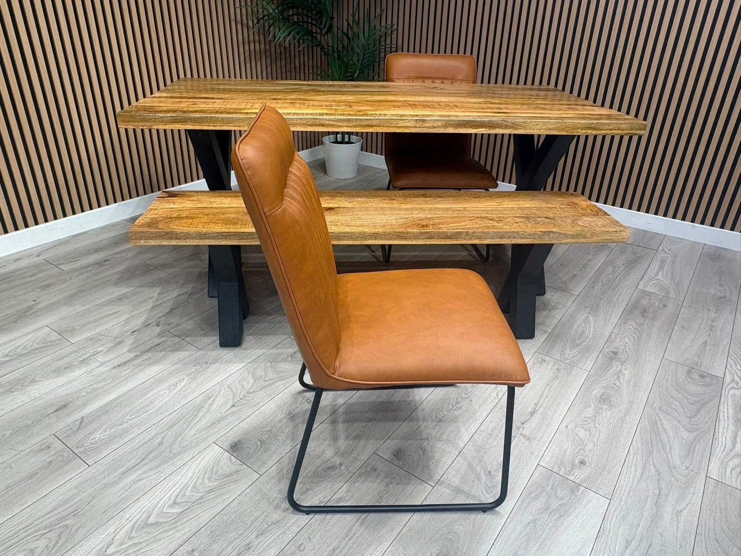 Next Sample - Cuba Mango Wood Dining Set, Different Combinations Available