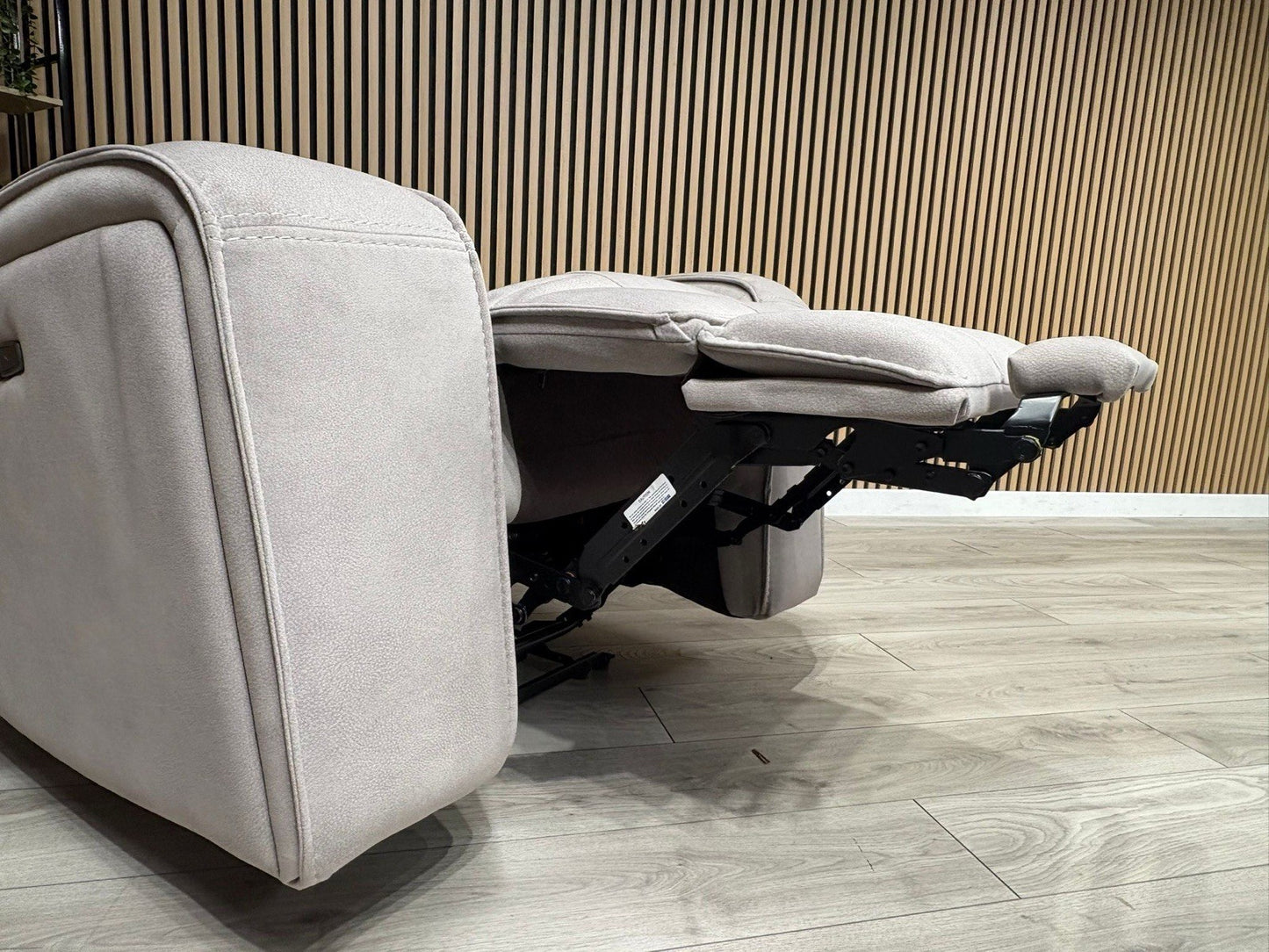 DFS - EXCALIBUR Fabric Power Recliner Armchair - RRP £1,299