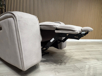 DFS - EXCALIBUR Fabric Power Recliner Armchair - RRP £1,299