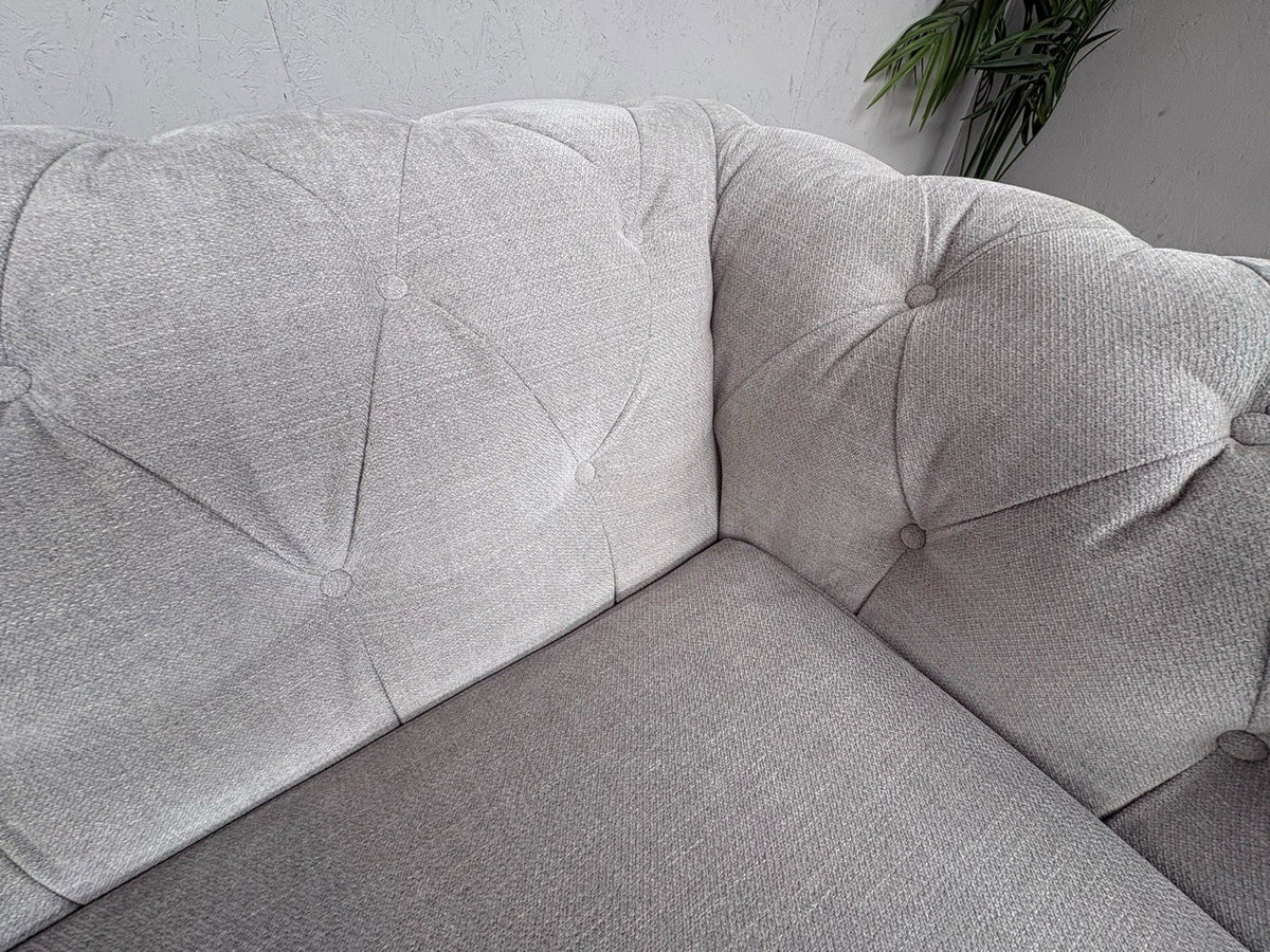 DFS Holbrook Chesterfield Fabric 3 Seater Sofa RRP £699