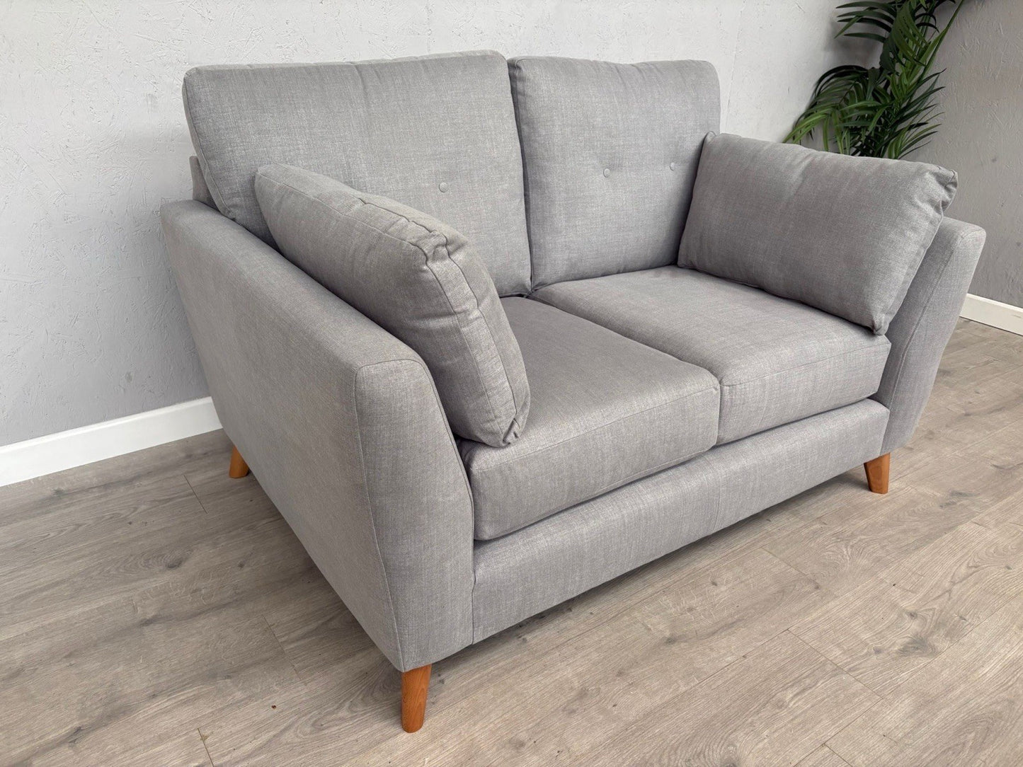 John Lewis ALFIE Fabric Small 2 Seater Sofa, Light Grey - RRP £849