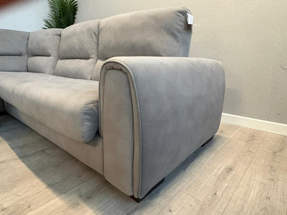 Furniture Village FLEX Fabric Large RHF Corner Sofa Bed + Footstool - RRP £3,390