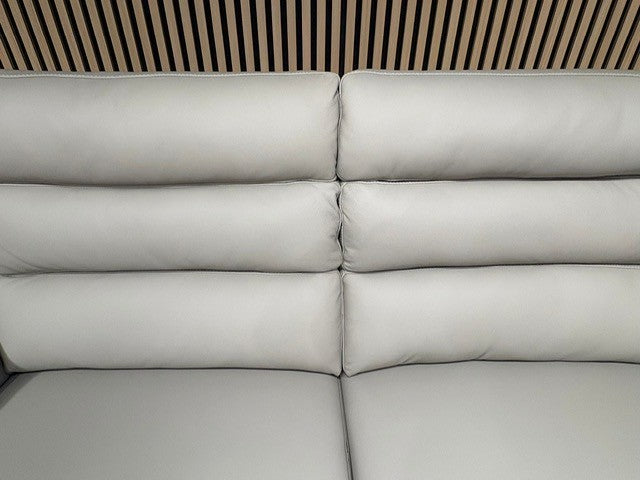 John Lewis Sample BELLA Leather Sofa, Pearl - Different Combinations Available