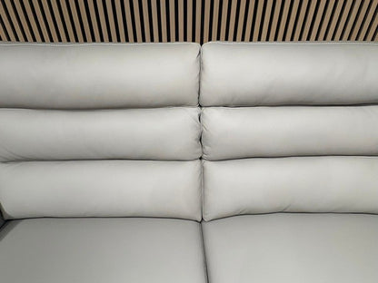 John Lewis Sample BELLA Leather Sofa, Pearl - Different Combinations Available
