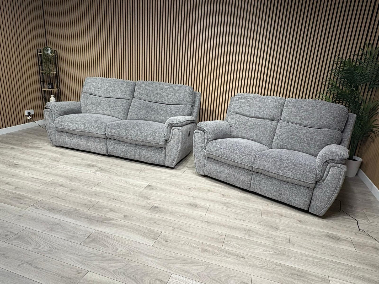 SCS Ashton Fabric Power Recliner 3 + 2 Seater Sofa Set - RRP £2998