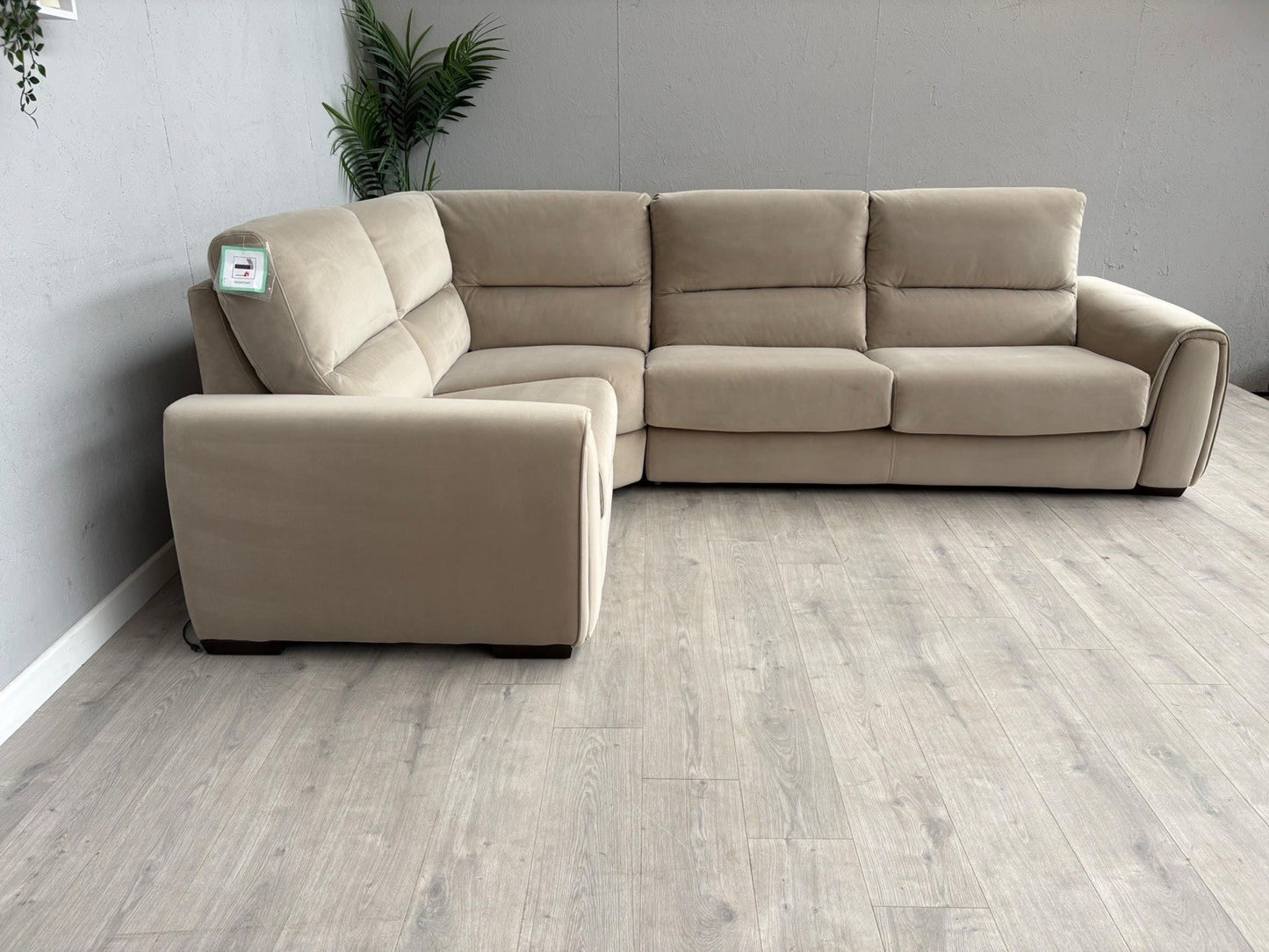 F.V Flex LHF Corner Sofa Bed with Power Recliner & Storage Arms - RRP £2945