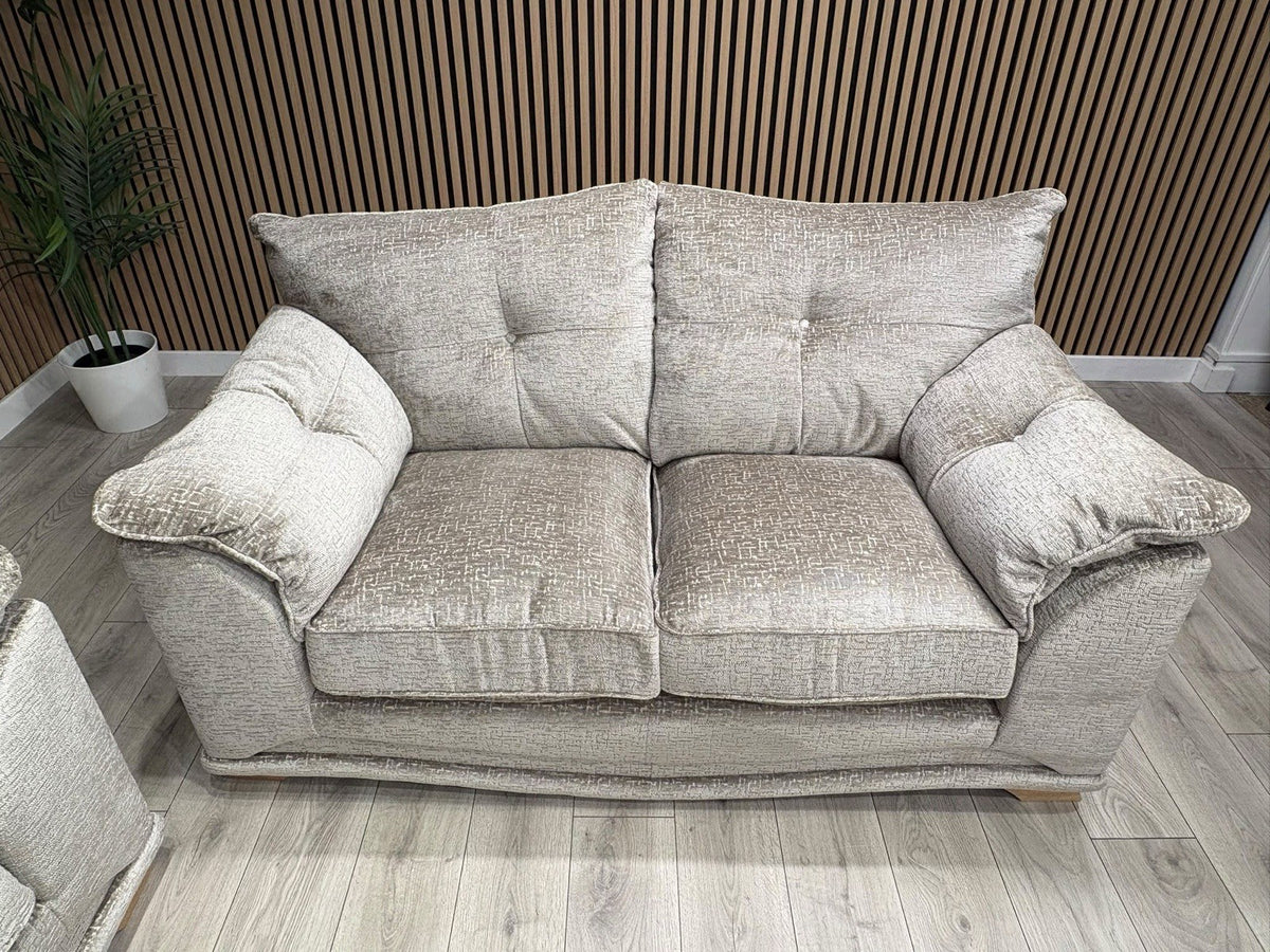 Oak Furnitureland RAVELLO Style Fabric 3 + 2 Seater Sofa Set - RRP £2,798
