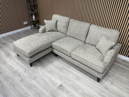 Laura Ashley LYNDEN Style Fabric 3 Seater LHF Chaise Corner Sofa - RRP £2625