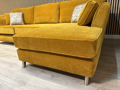 Furniture Village SASHA Fabric Large RHF Chaise Corner Sofa - RRP £3,295