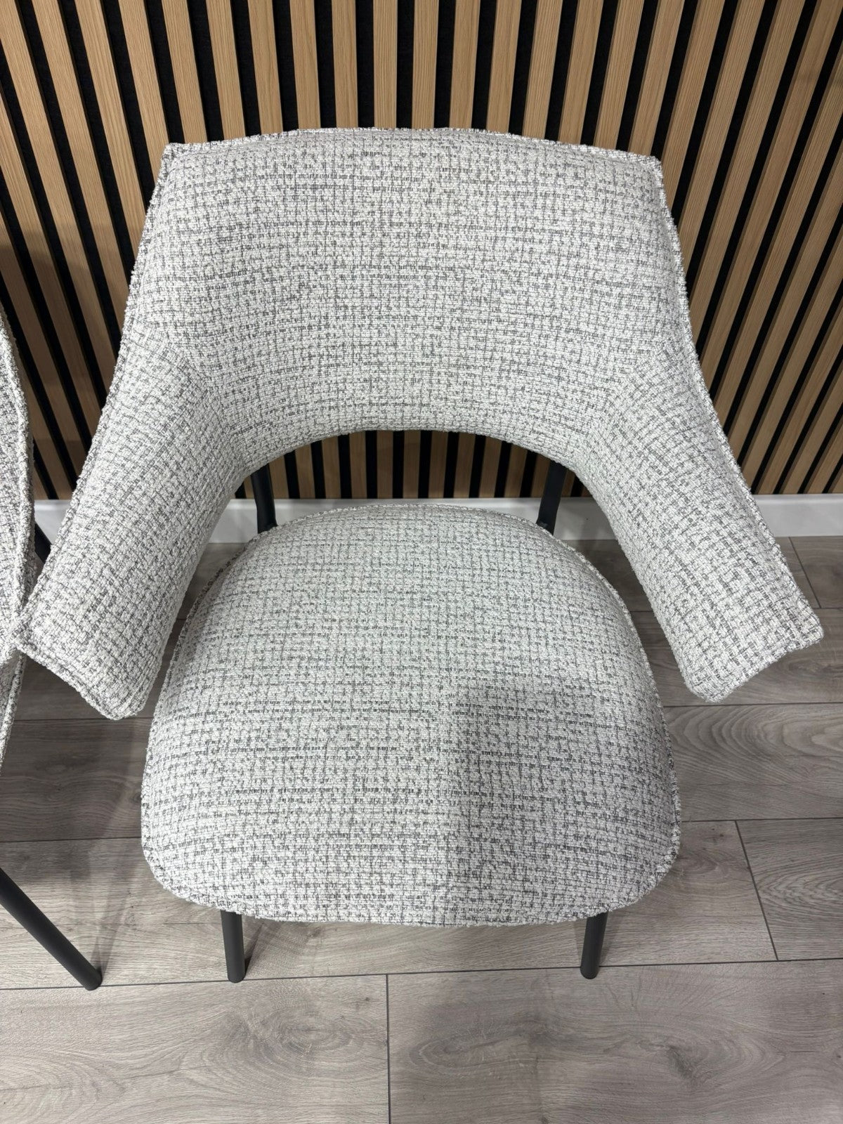 NEXT Sample - Textured natural dining chairs