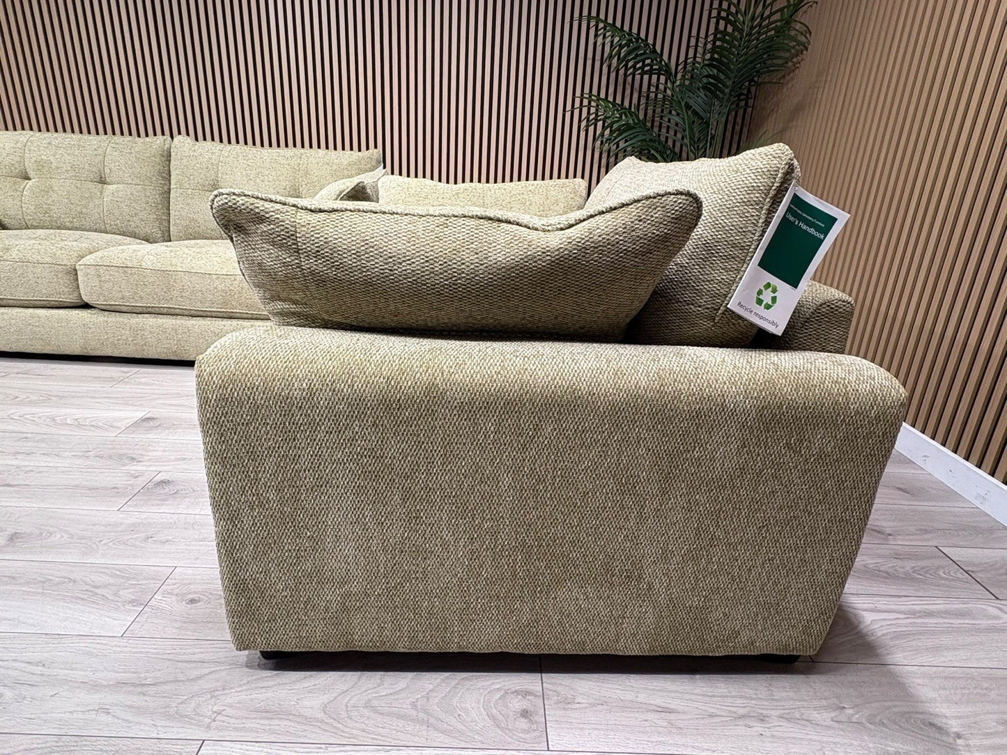 Davina Fabric Large 3 Seater Sofa + Love Chair Set - RRP £2698