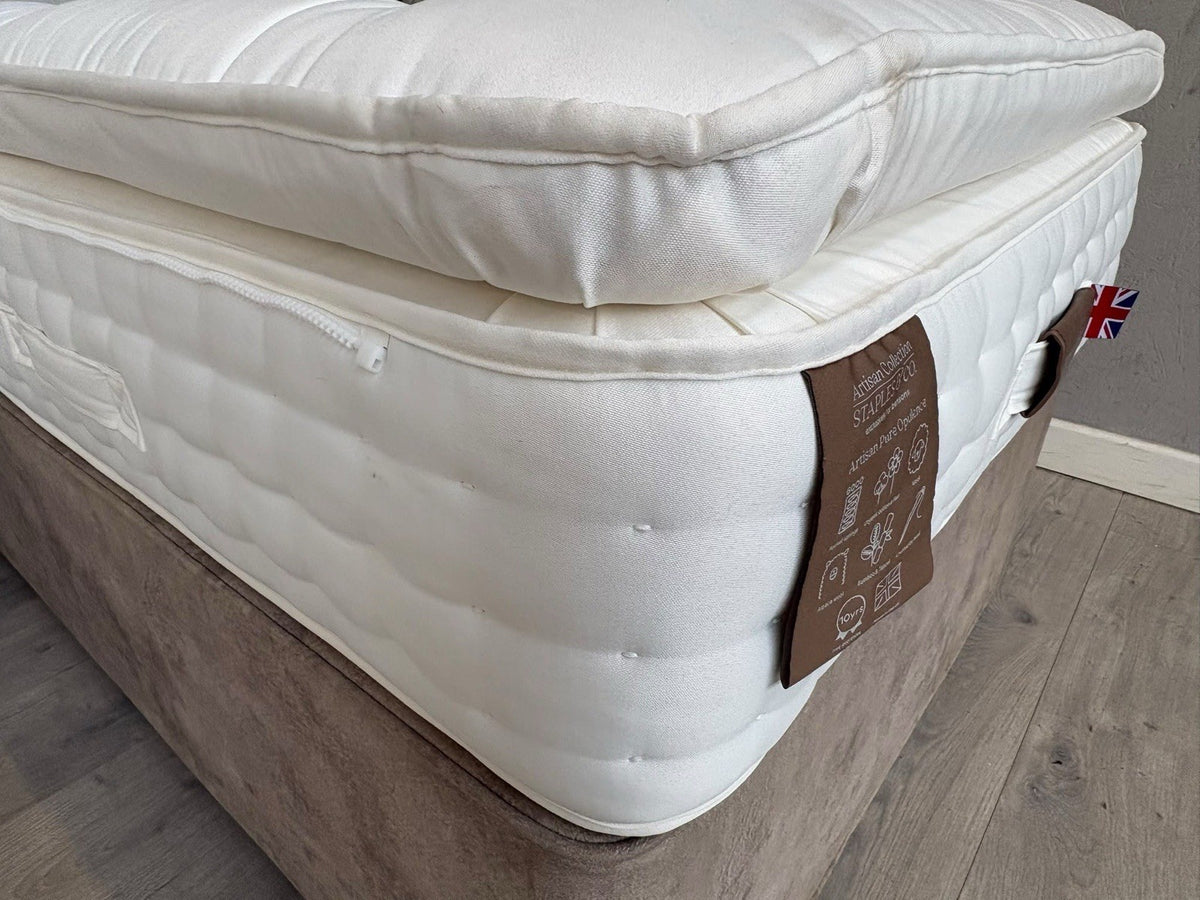 Staples Artisan Pure INDULGENCE / OPULENCE Zip & Link Mattress, 6ft Superking