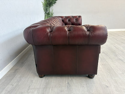 F.V. At The Helm Shackleton Leather Chesterfield 4 Seater Sofa - RRP £2,895