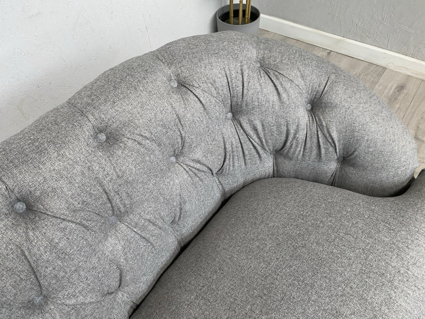 John Lewis - SWOON RADLEY Medium 2 Seater Sofa, Cinder Wool Grey - RRP £1,499