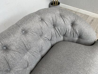 John Lewis - SWOON RADLEY Medium 2 Seater Sofa, Cinder Wool Grey - RRP £1,499