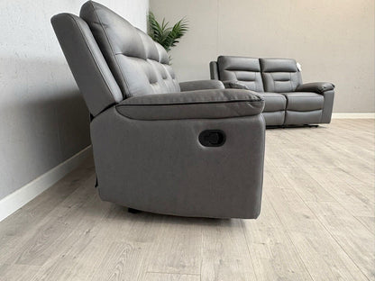 DFS New Braylan 3 Seater + 2 Seater Fabric Manual Recliner Sofa Set - RRP £1778