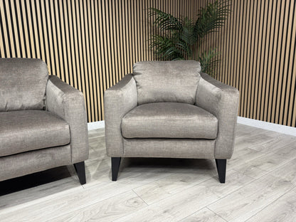 John Lewis BAILEY Style Fabric 2 Seater + Armchair Set - RRP £2590