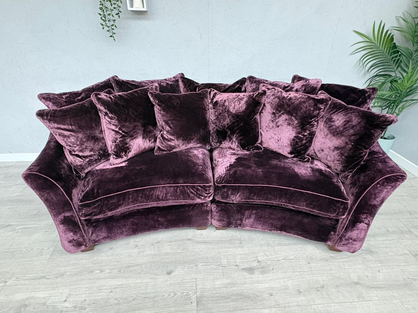 Westbridge Premium Fabric Large Curved Sofa - RRP £2599