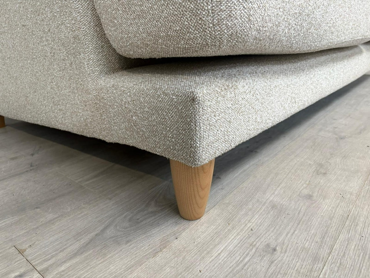 Habitat - Askem Fabric 3 Seater Sofa Natural Weave - RRP £1599