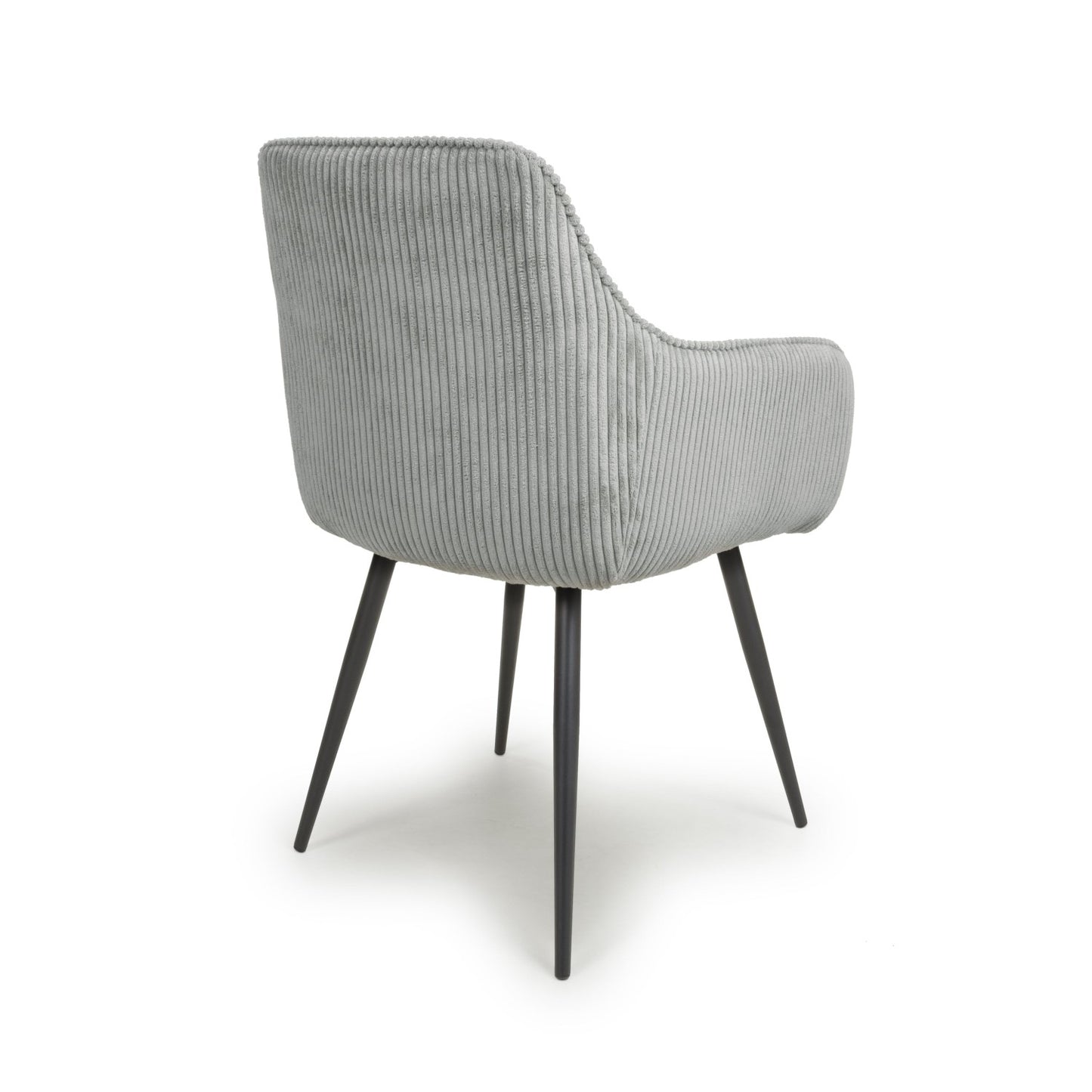 Denver Corduroy Light Grey Dining Chair