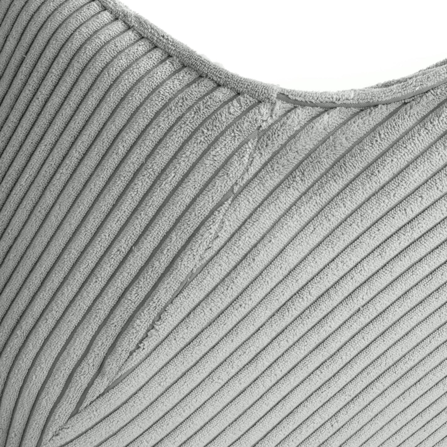 Denver Corduroy Light Grey Dining Chair