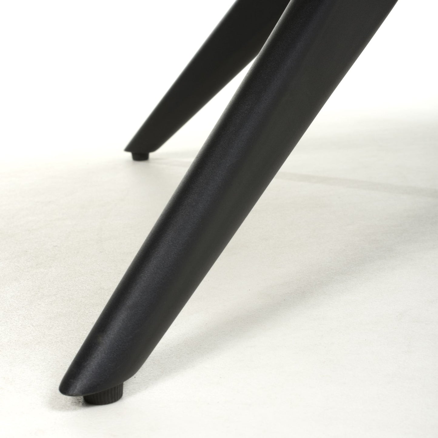 Mink Cream Fabric 360 Degree Swivel Dining Chair Black Metal Base