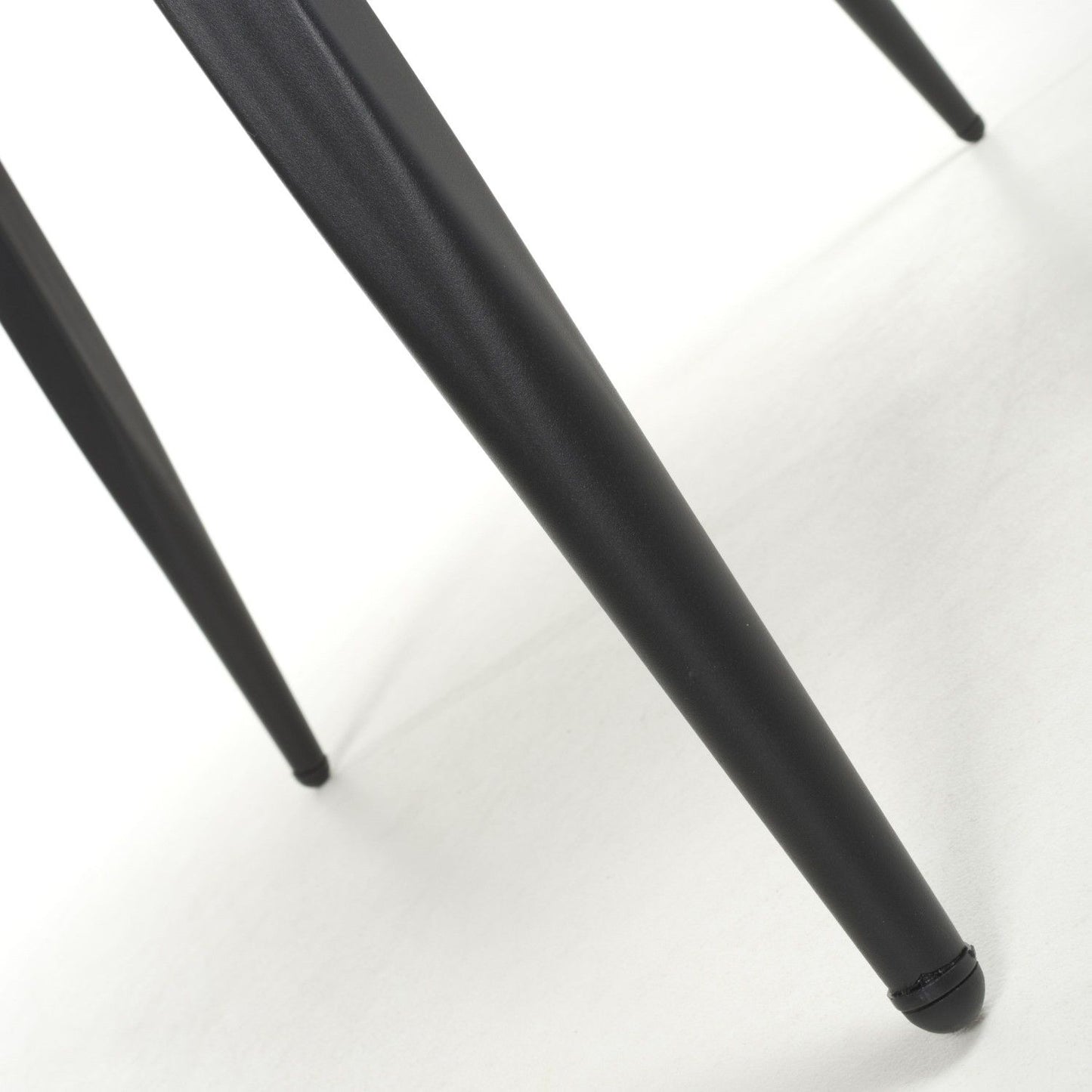 Charcoal Grey Textured Fabric Swivel Dining Chair Black Legs
