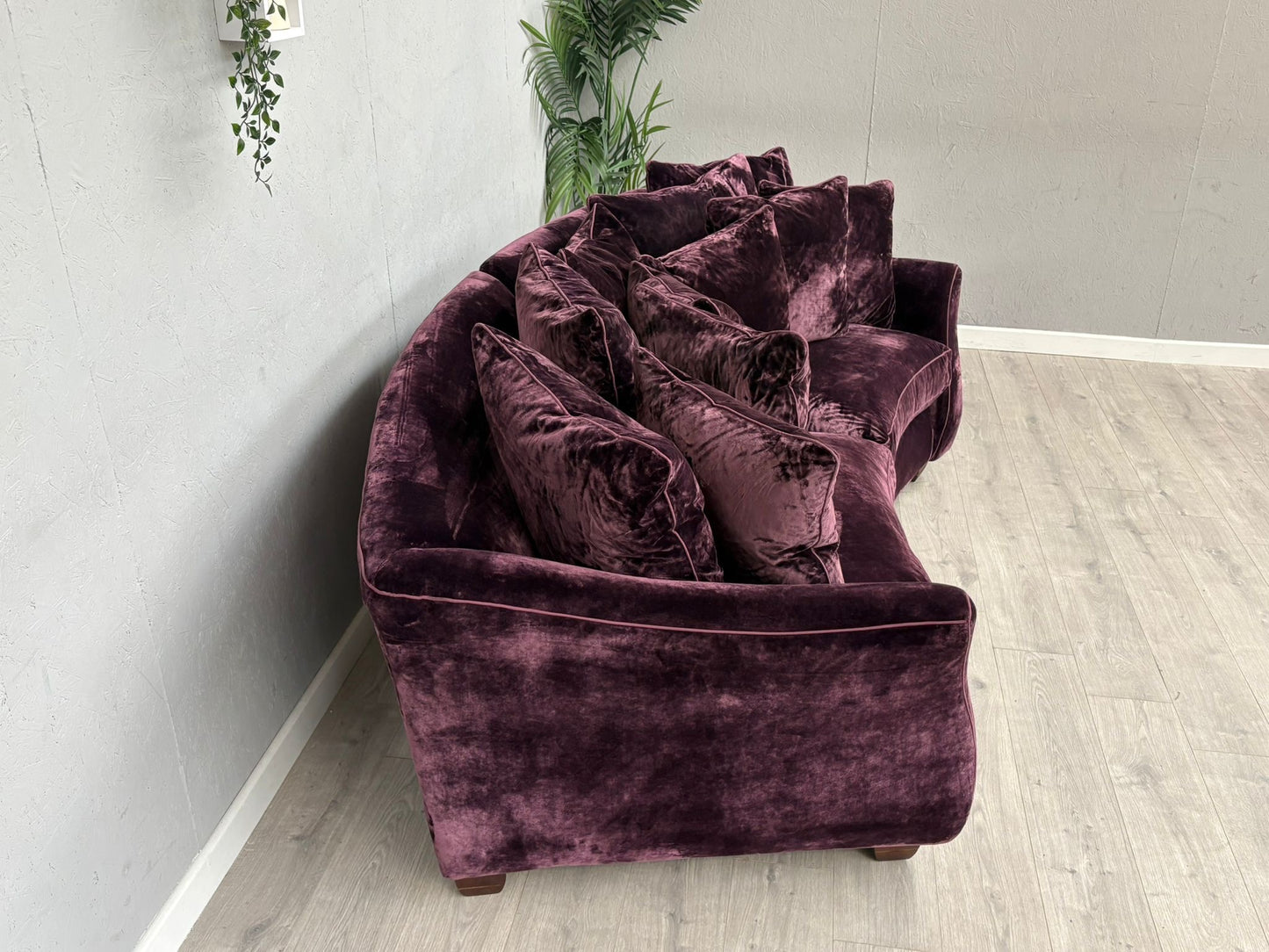 Westbridge Premium Fabric Large Curved Sofa - RRP £2599