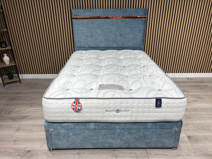 Elegant 3000 Pocket Divan Bed Set + Headboard. Available in all sizes