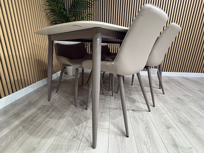DFS Sample - SOLO Dining Table Set, RRP: £1299