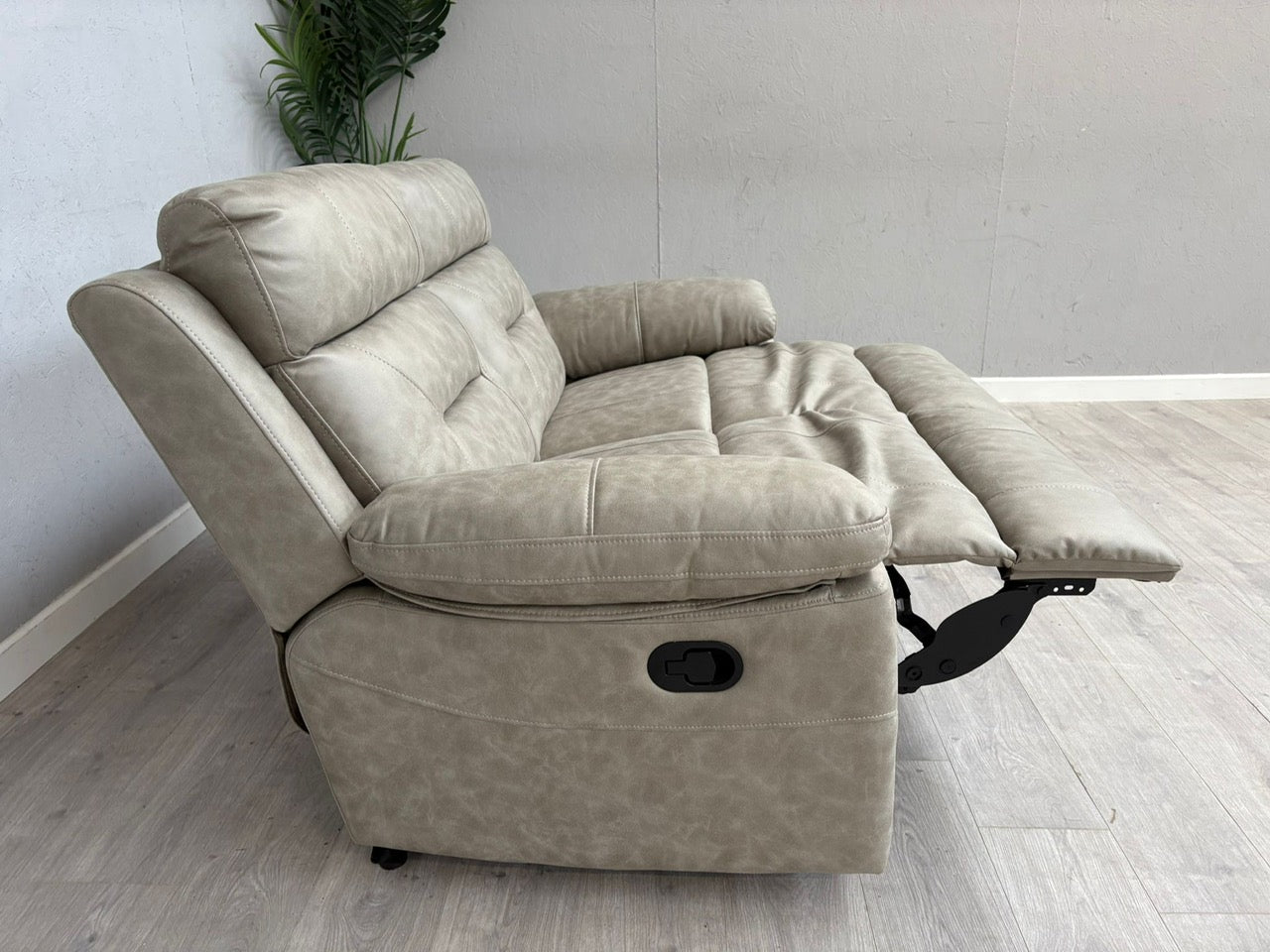 DFS - BRAYLAN Fabric 2 Seater Manual Recliner Sofa - RRP £879