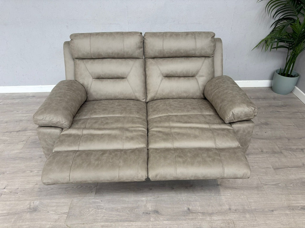DFS - BRAYLAN Fabric 2 Seater Manual Recliner Sofa - RRP £879