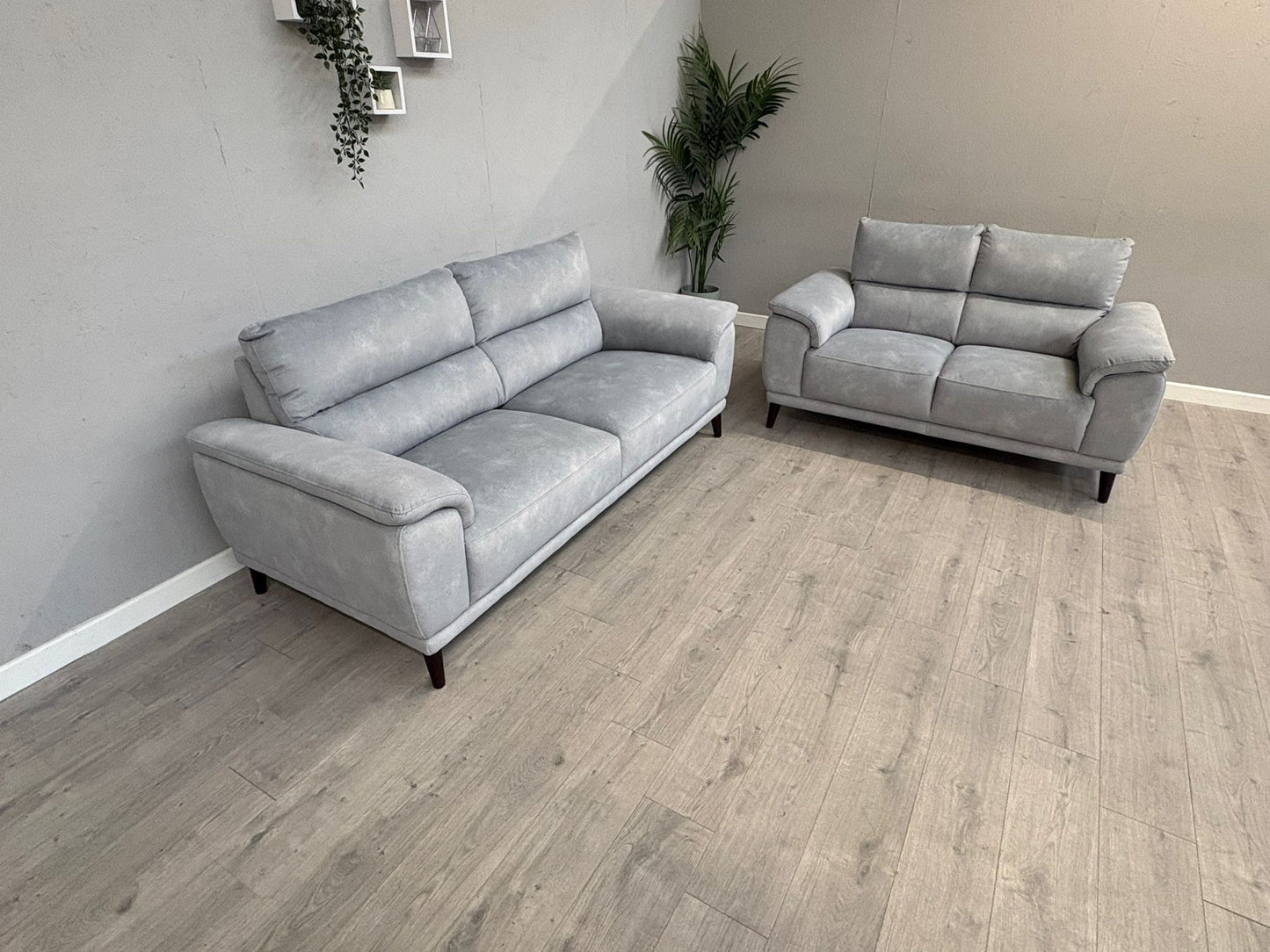 Furniture Village - Morgan 3 Seater + 2 Seater Fabric Sofa Set RRP £2890