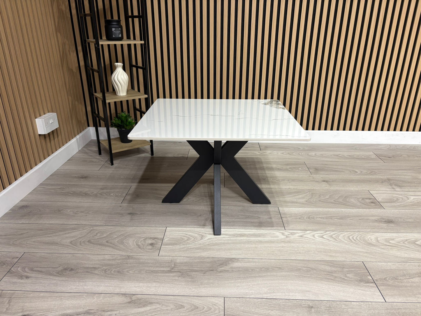 NEXT Sample - Crete Marble Effect End Table, RRP £300