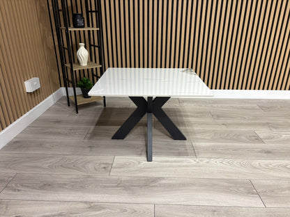 NEXT Sample - Crete Marble Effect End Table, RRP £300