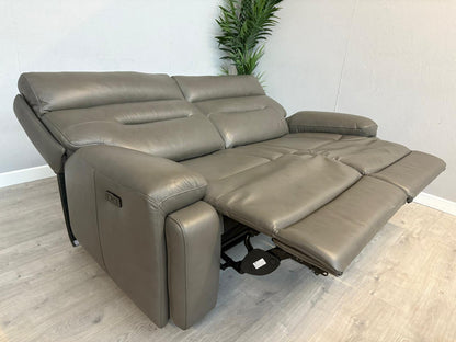 Furniture Village CINEMAX Leather 3 Seater Power Reclining Sofa - RRP £2,395