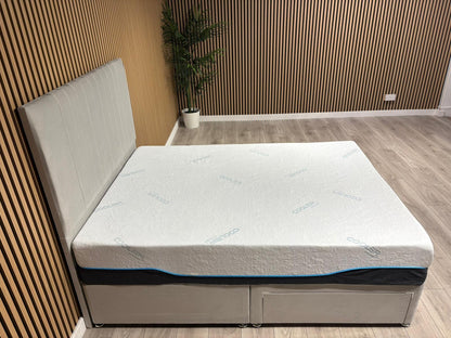 Cool Nature 3000 Pocket Divan Bed Set + Headboard. Available in all sizes