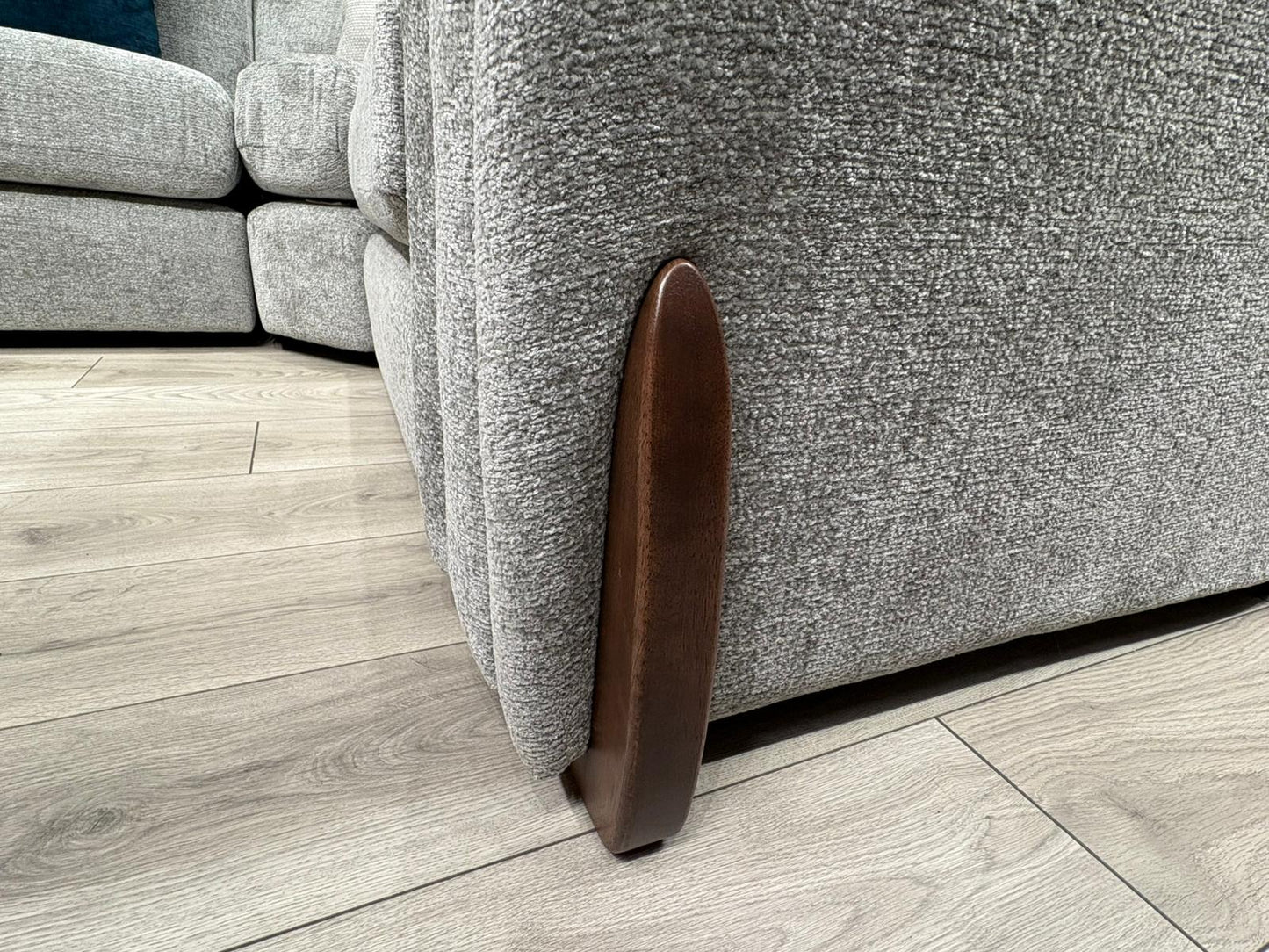 Sofology Marble Arch Style 2 Corner 1 Fabric Corner Sofa, Grey - RRP £3029