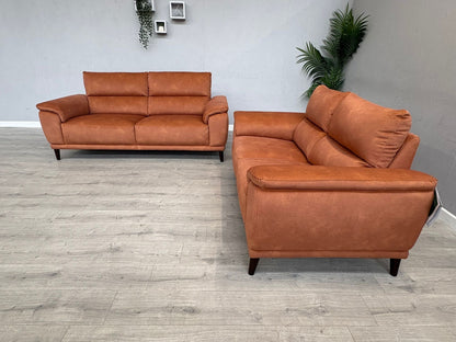 Furniture Village - Morgan 3 Seater + 2 Seater Fabric Sofa Set RRP £2890