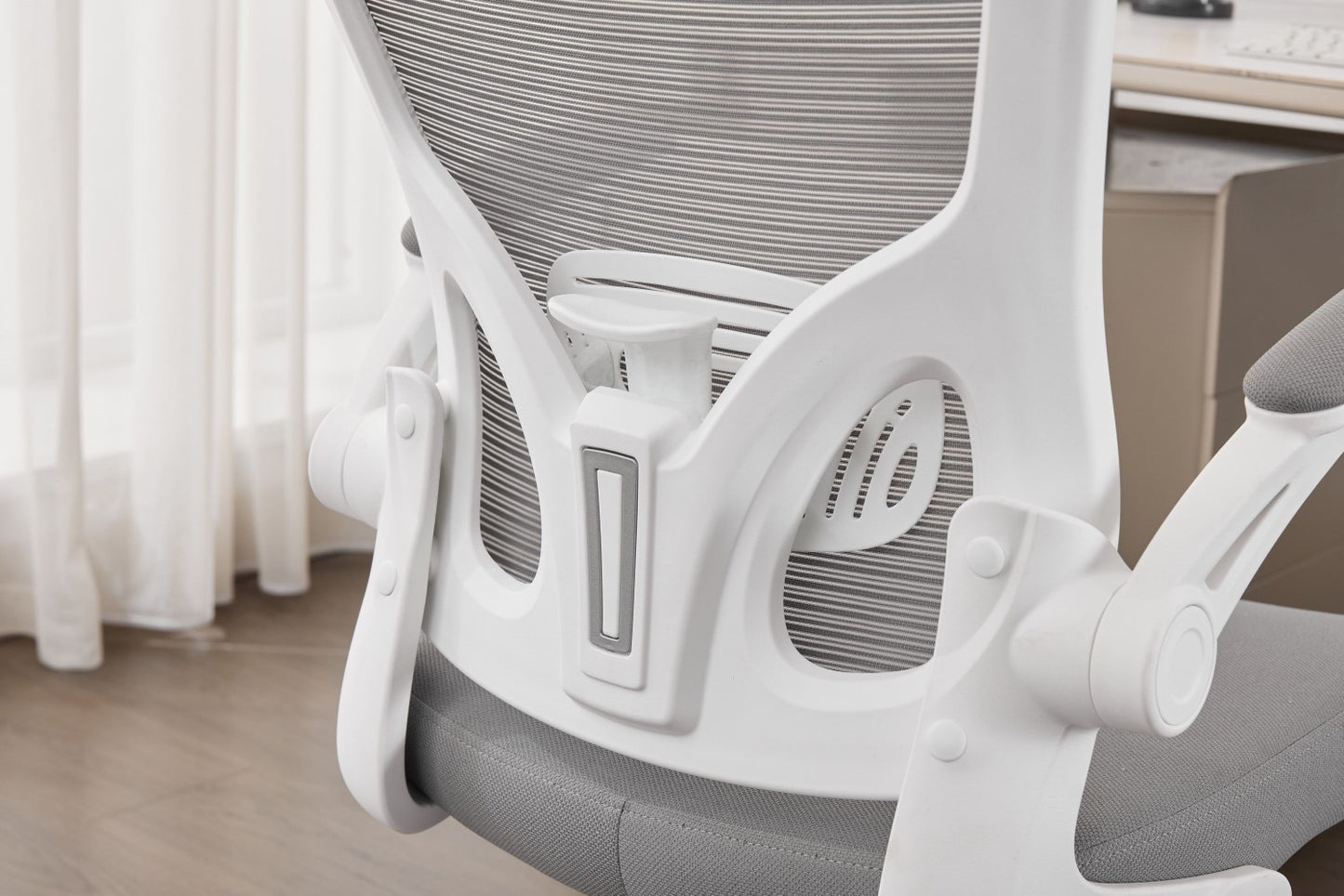 Prime Mesh Grey White Office Chair