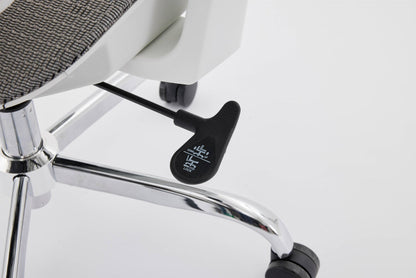 Elite Mesh Grey White Office Chair