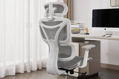 Elite Mesh Grey White Office Chair
