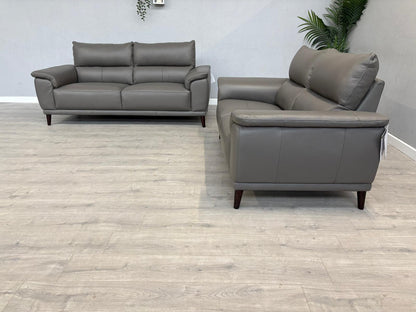 Furniture Village - Morgan 3 Seater + 2 Seater Leather Sofa Set RRP £2890