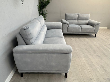 Furniture Village - Morgan 3 Seater + 2 Seater Fabric Sofa Set RRP £2890