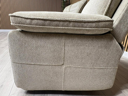 DFS Sample - Cadenza Style Fabric 2 Seater + Armchair Power Sofa Set - RRP £2488
